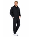 CONJUNTO AGASALHO MASCULINO PRETA - TACTEL - FILETE - P M G GG G1 G2 G3 G4 G5 G6 - BUTU BIRU